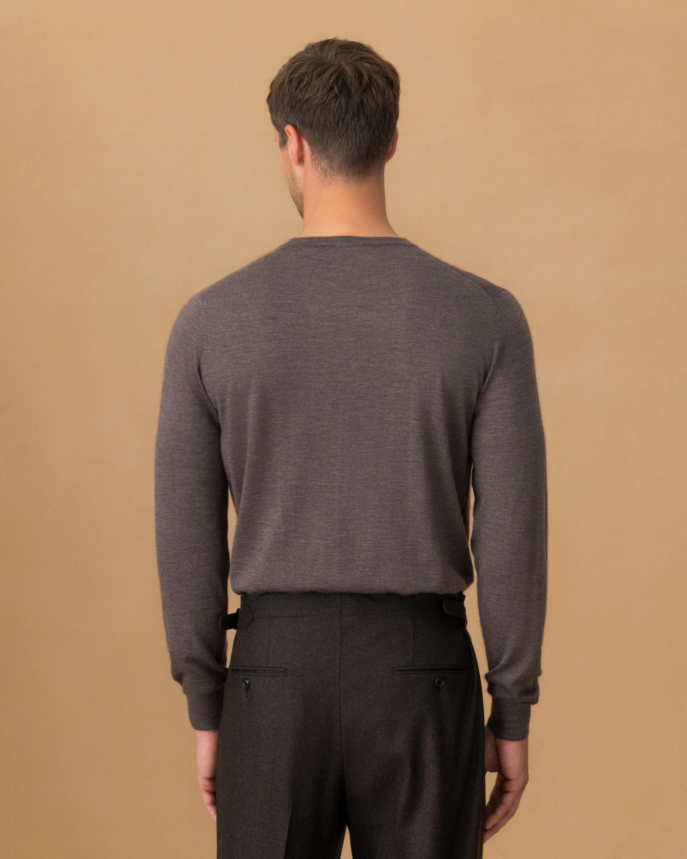 Laidback Mood Daily Ready Cashmere Silk Extrafine Crew Neck Sweater