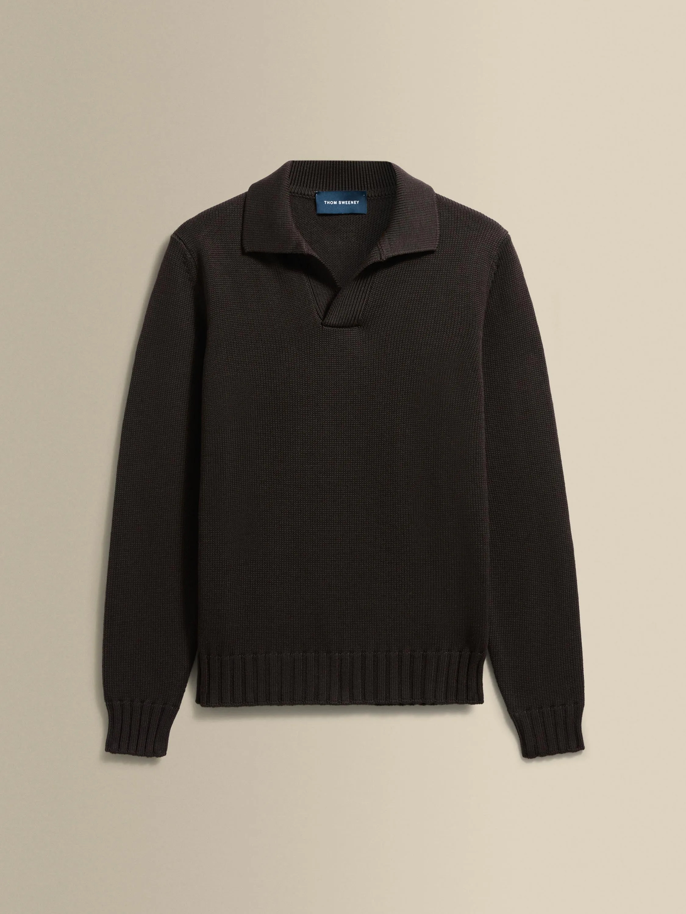 Work Comfort Virgin Wool Long Sleeve Skipper Polo Shirt