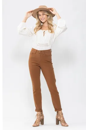 Judy Blue Brown Slim Fit Jeans Lightweight Feel