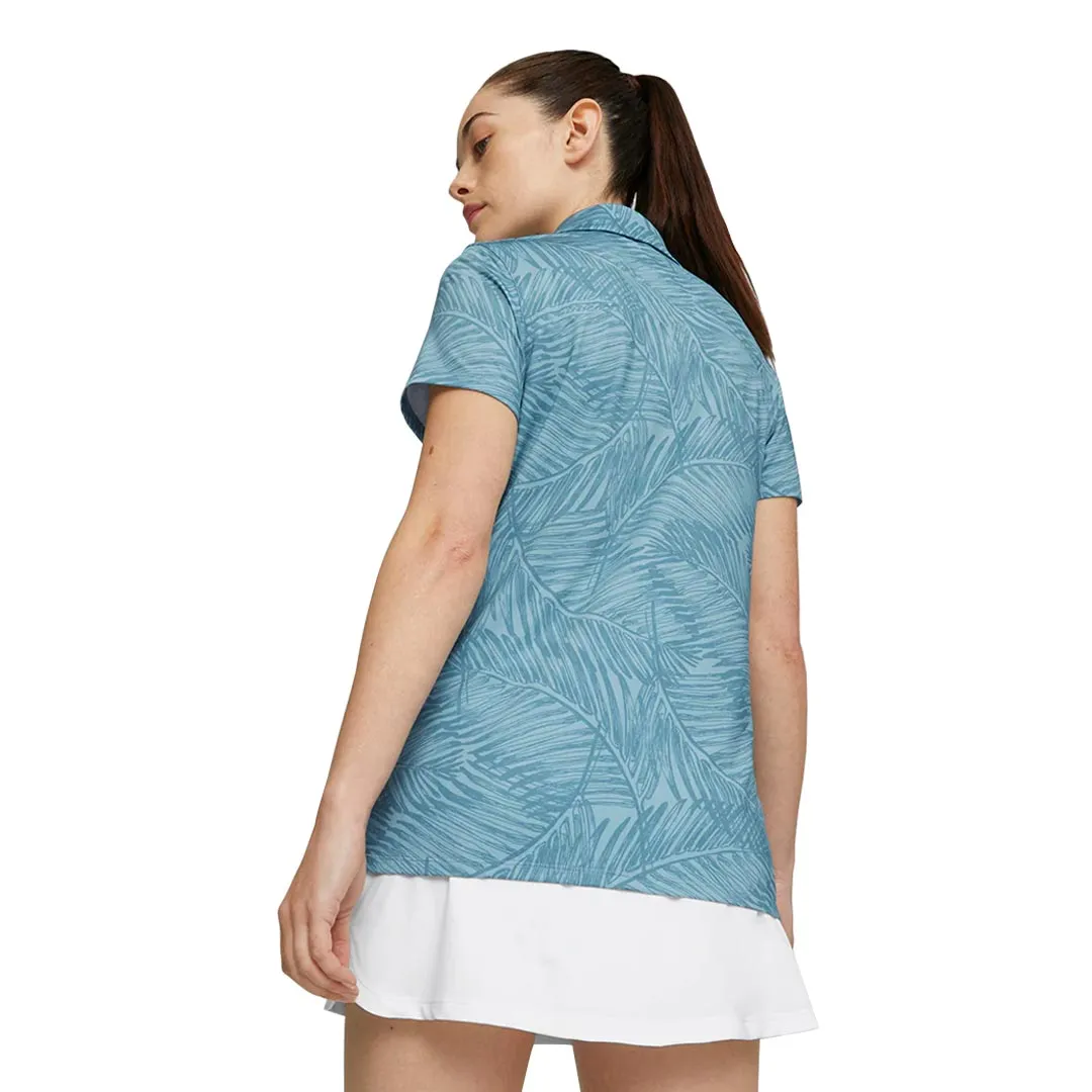 Ergonomic Armhole Cut Functional Pockets Style Puma - Women's MATTR Fern Short Sleeve Polo (621633 03)