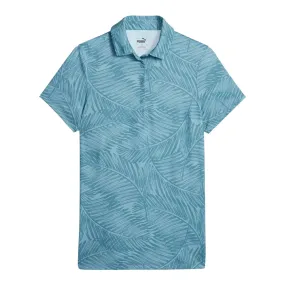 Puma - Women's MATTR Fern Short Sleeve Polo (621633 03) Fade Resistant Dye Method ModularLayering