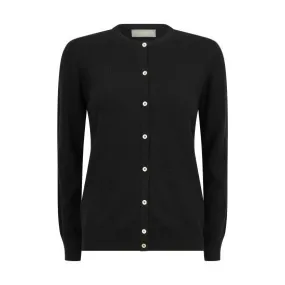 Off Duty Look Kylah Round Neck Cashmere Cardigan