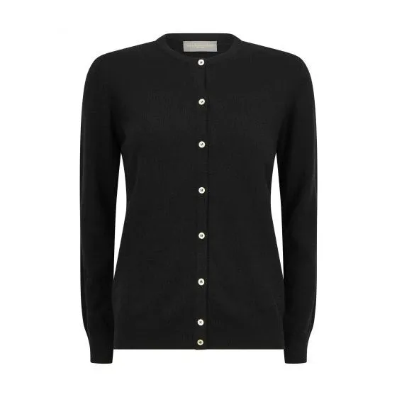 Off Duty Look Kylah Round Neck Cashmere Cardigan