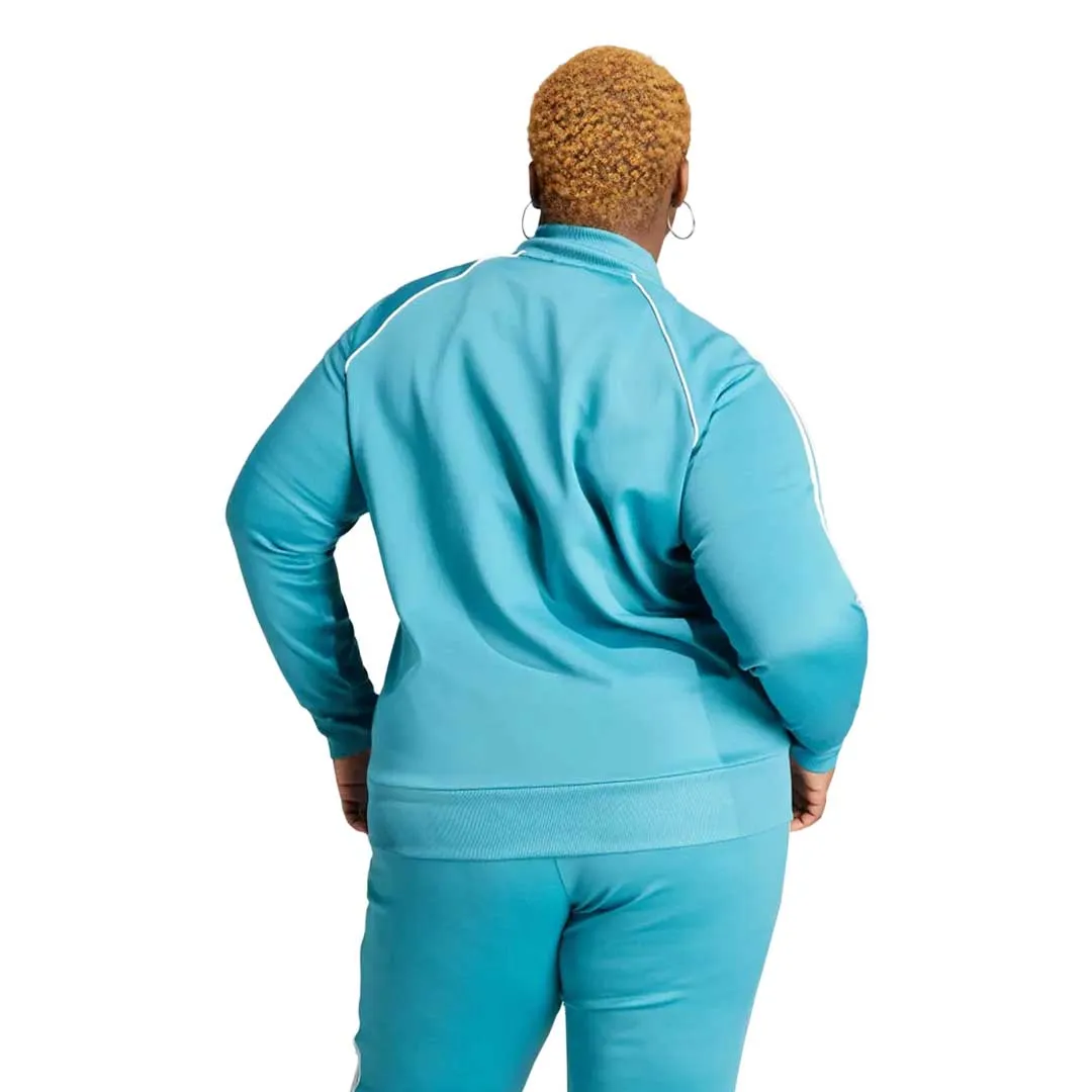 adidas - Women's Adicolor Classics SST Track Jacket (Plus Size) (IL6658) Hidden Zipper Teflon coating