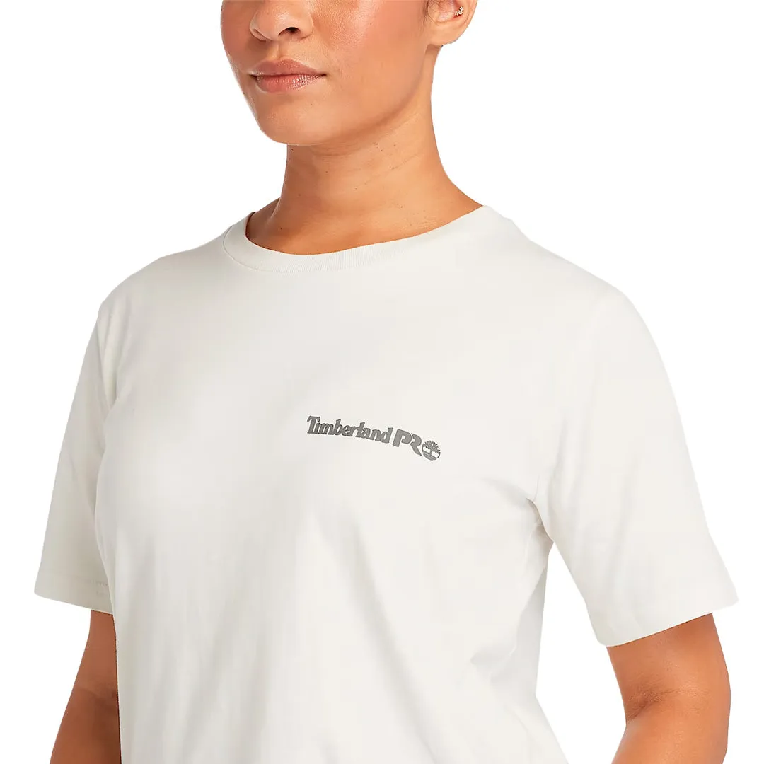 ReversibleStyle Quilted Interior Layer Timberland Pro - Women's Cotton Core Short Sleeve T-Shirt (TB0A6D7XCM9)
