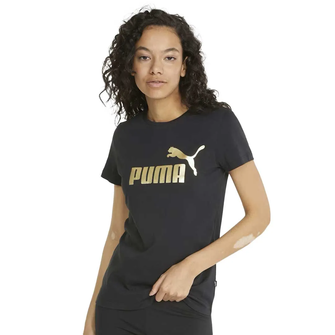 Insulated Layer Puma - Women's Essentials  Metallic Logo T-Shirt (848303 01)