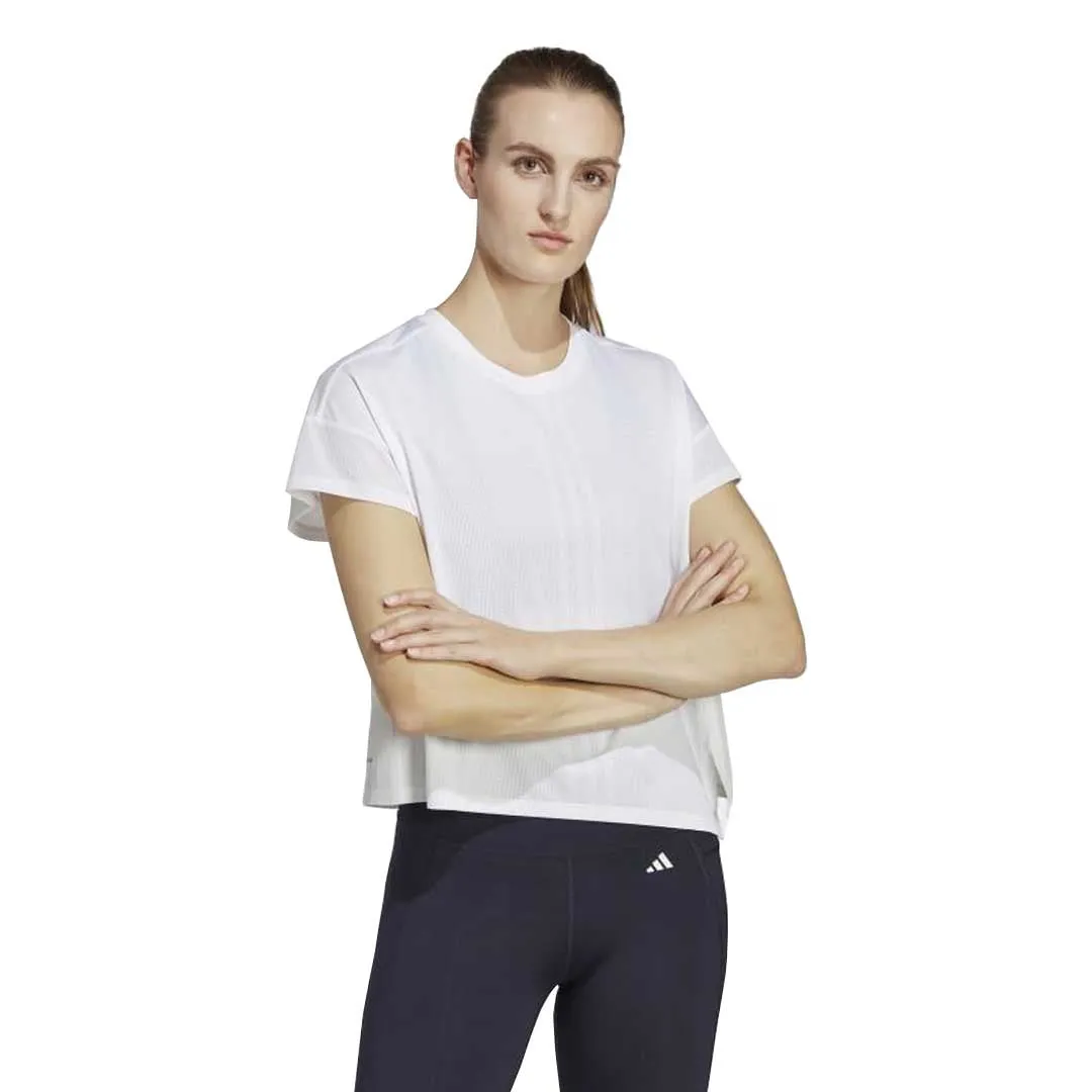 adidas - Women's HIIT Quickburn Training T-Shirt (HY5408) Glow In Dark Trims