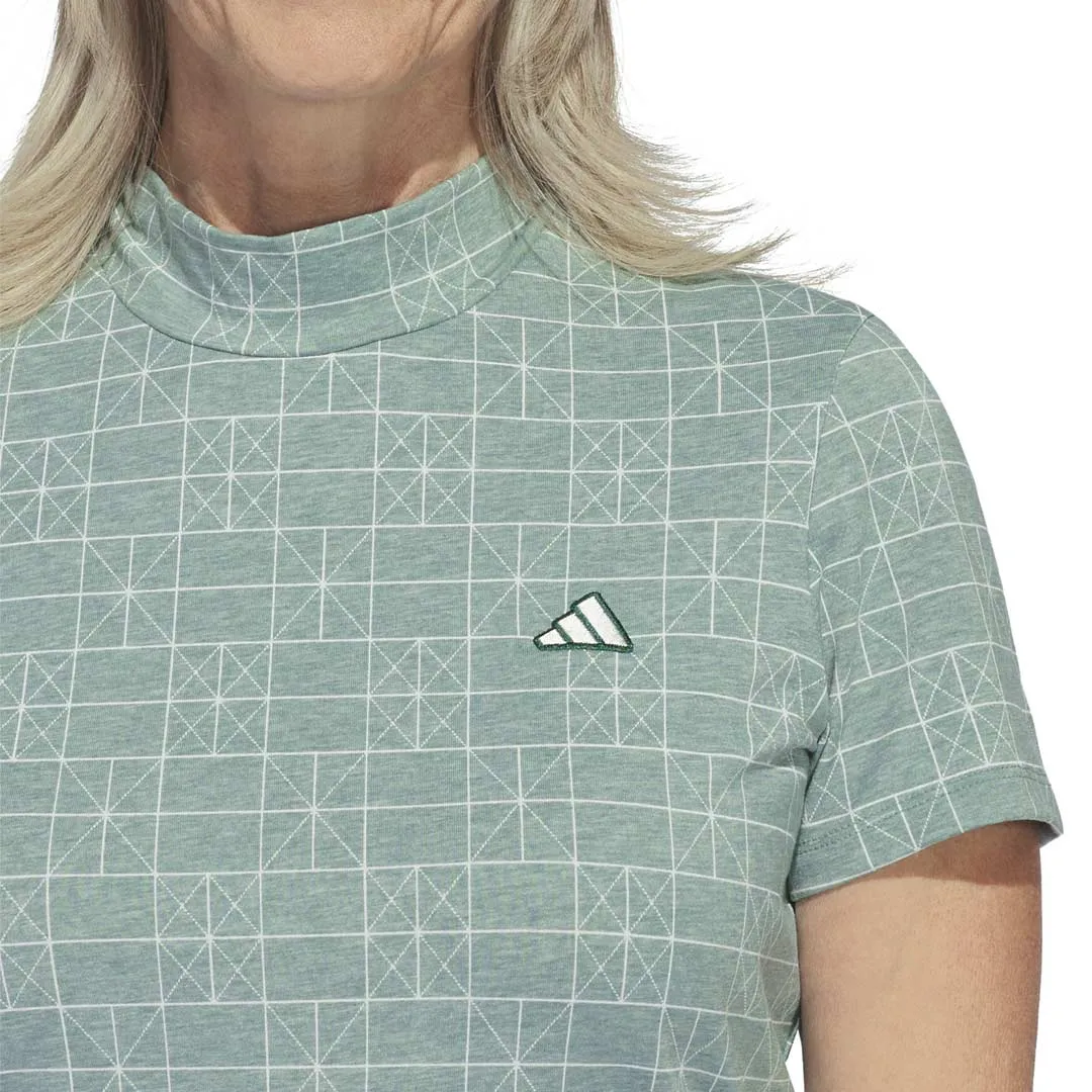 adidas - Women's Go-To Printed Polo (IV6987) Windbreaker Style Non Bulky Design