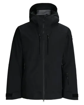 Mens Sanction Jacket - Black High Collar Design