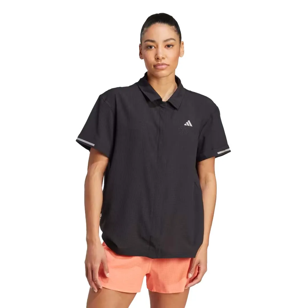 adidas - Women's X-City Running Heat.Rdy T-Shirt (HA4333) Hooded Attachment Hypoallergenic Padding