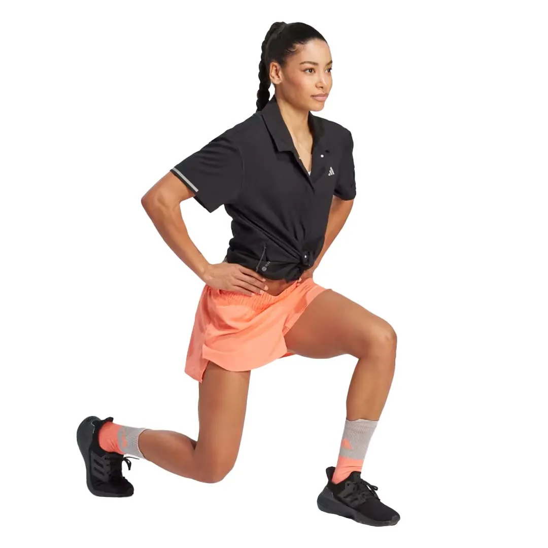 adidas - Women's X-City Running Heat.Rdy T-Shirt (HA4333) Roll up sleeves AdjustableHood