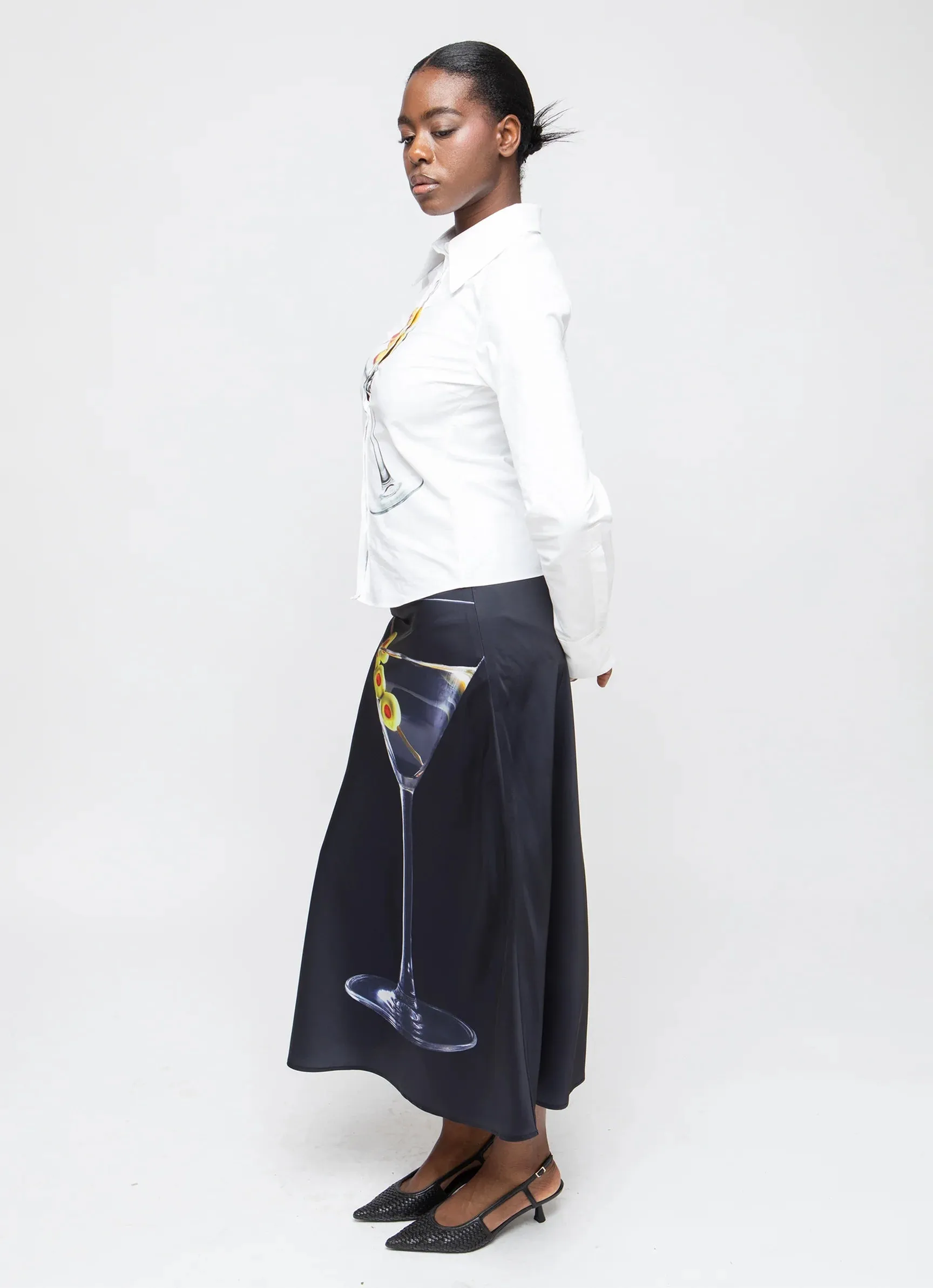 Martini Skirt Laser Cut Edges