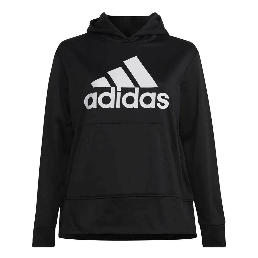 Eco Friendly Dye Process adidas - Women's Badge Of Sport Logo Hoodie (Plus Size) (HI5705)
