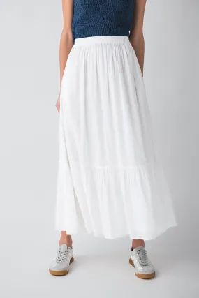 Elan Tiered Maxi Skirt Vibe Shot