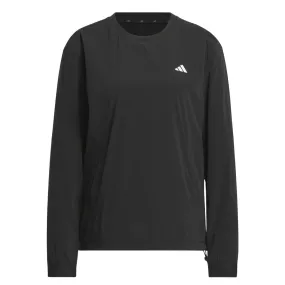 adidas - Women's Ultimate365 Tour WIND.RDY Pullover Sweatshirt (IN2549) Noise Free Fabric WeatherproofZipper
