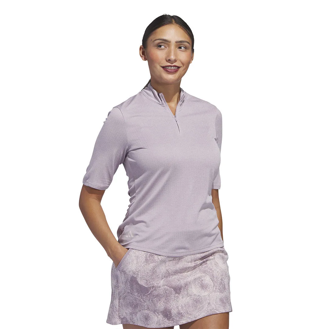 adidas - Women's Ultimate365 HEAT.RDY Golf Polo (IP8692) Clean Silhouette Silicone Grip Trim