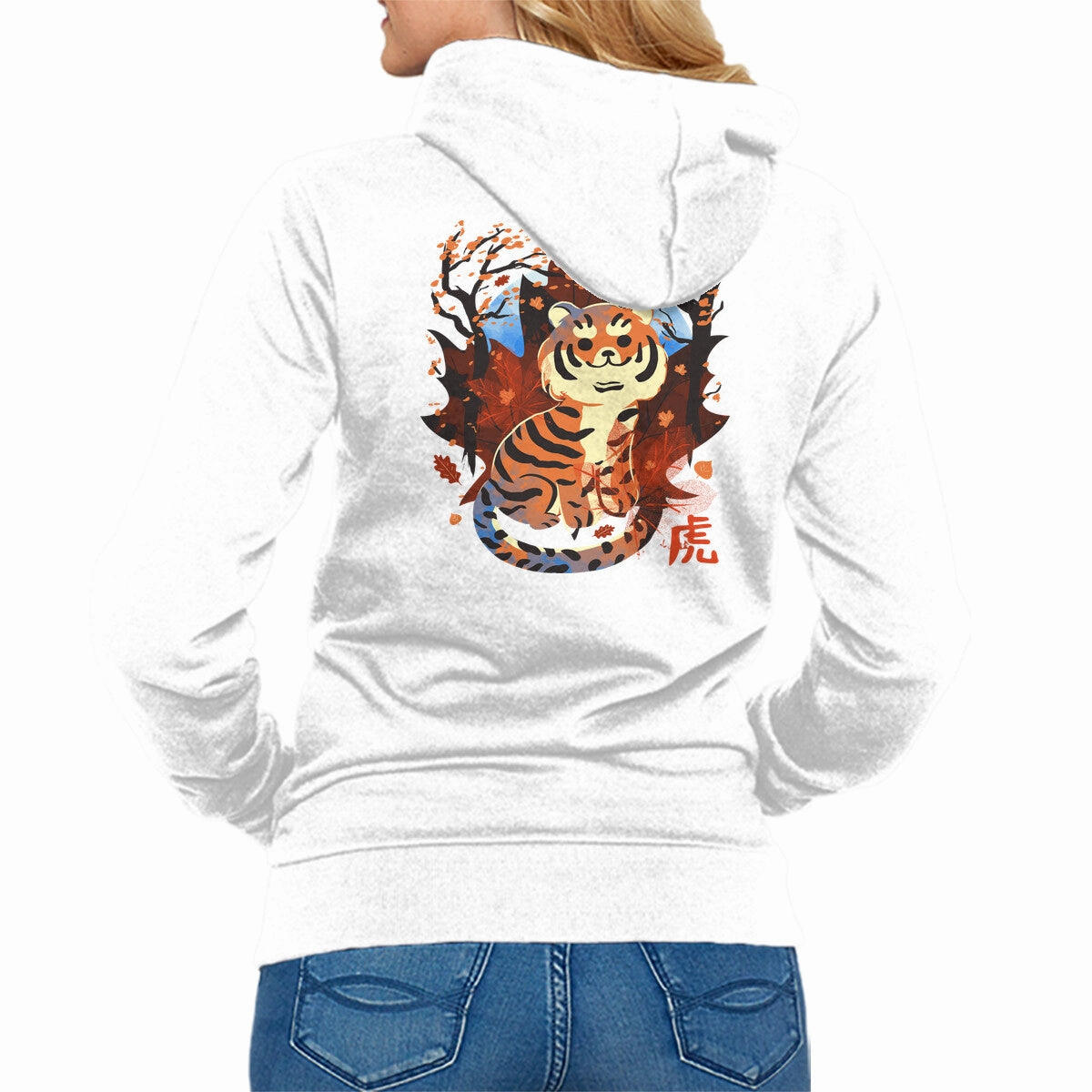 comfortable for sitting Beach Cover Tiger In Autumn