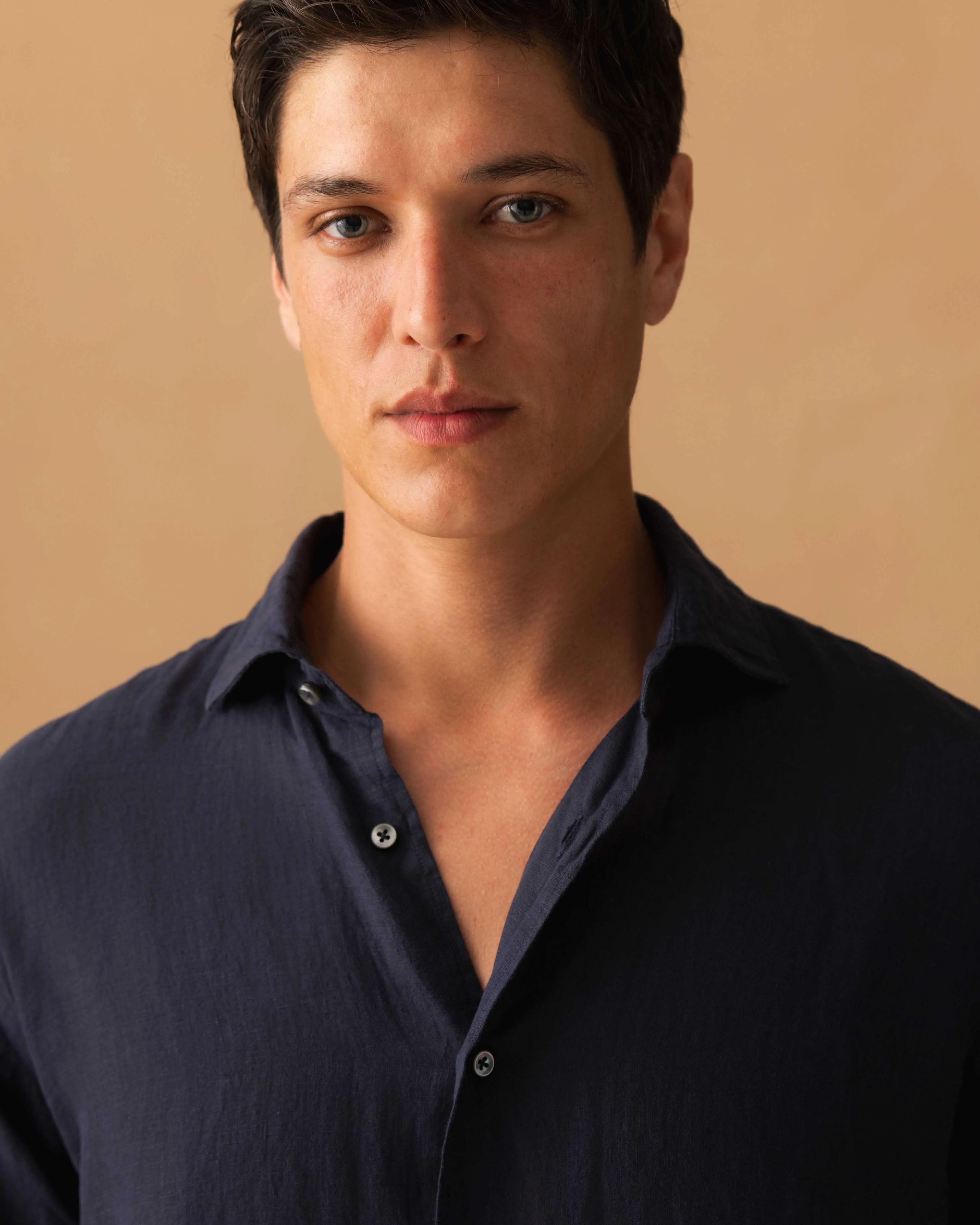 Linen Cutaway Collar Shirt Spring Collection