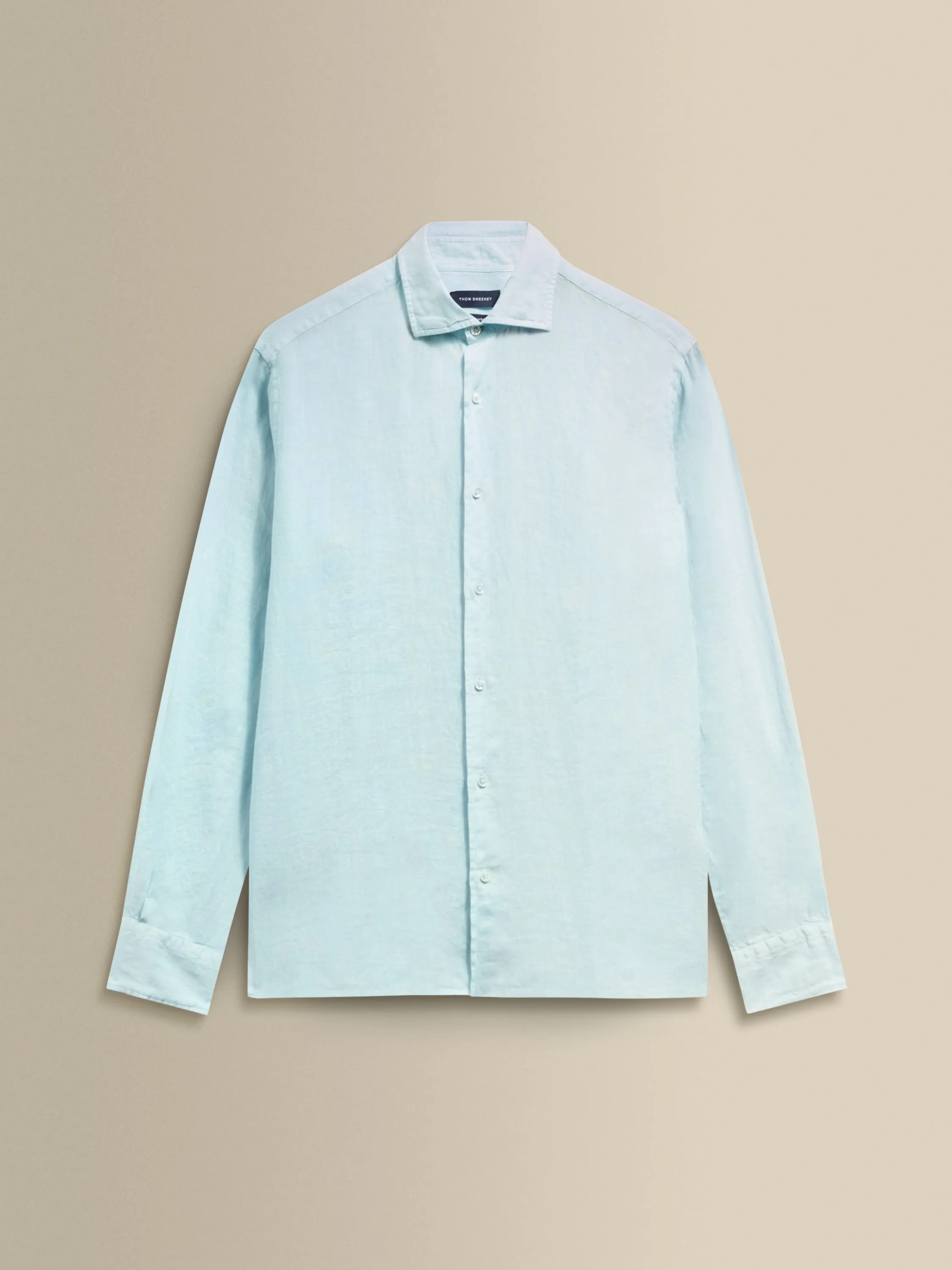 Linen Cutaway Collar Shirt High-Quality Craftsmanship Summer Vibes