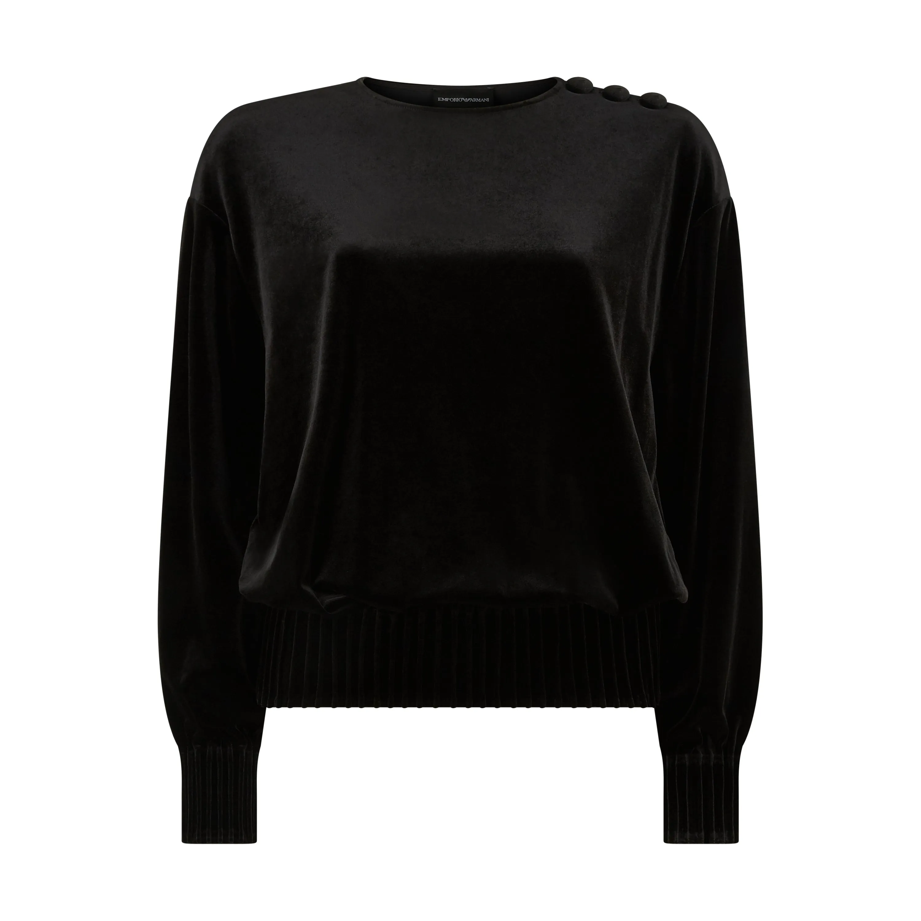 Long Sleeve Sweater Durable Stitching DoubleLayered Edging