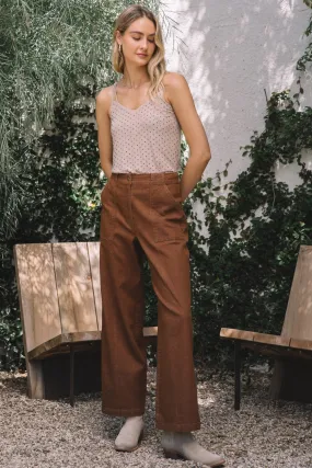 LUCY COTTON TWILL PANTS breathable panels Windproof Membrane