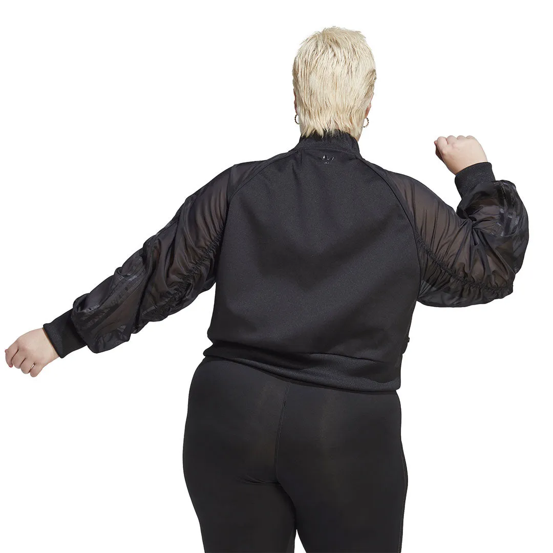 Multi Pocket Functionality Vegan Safe adidas - Women's Original SuperGirl Track Top (Plus Size) (IC7226)