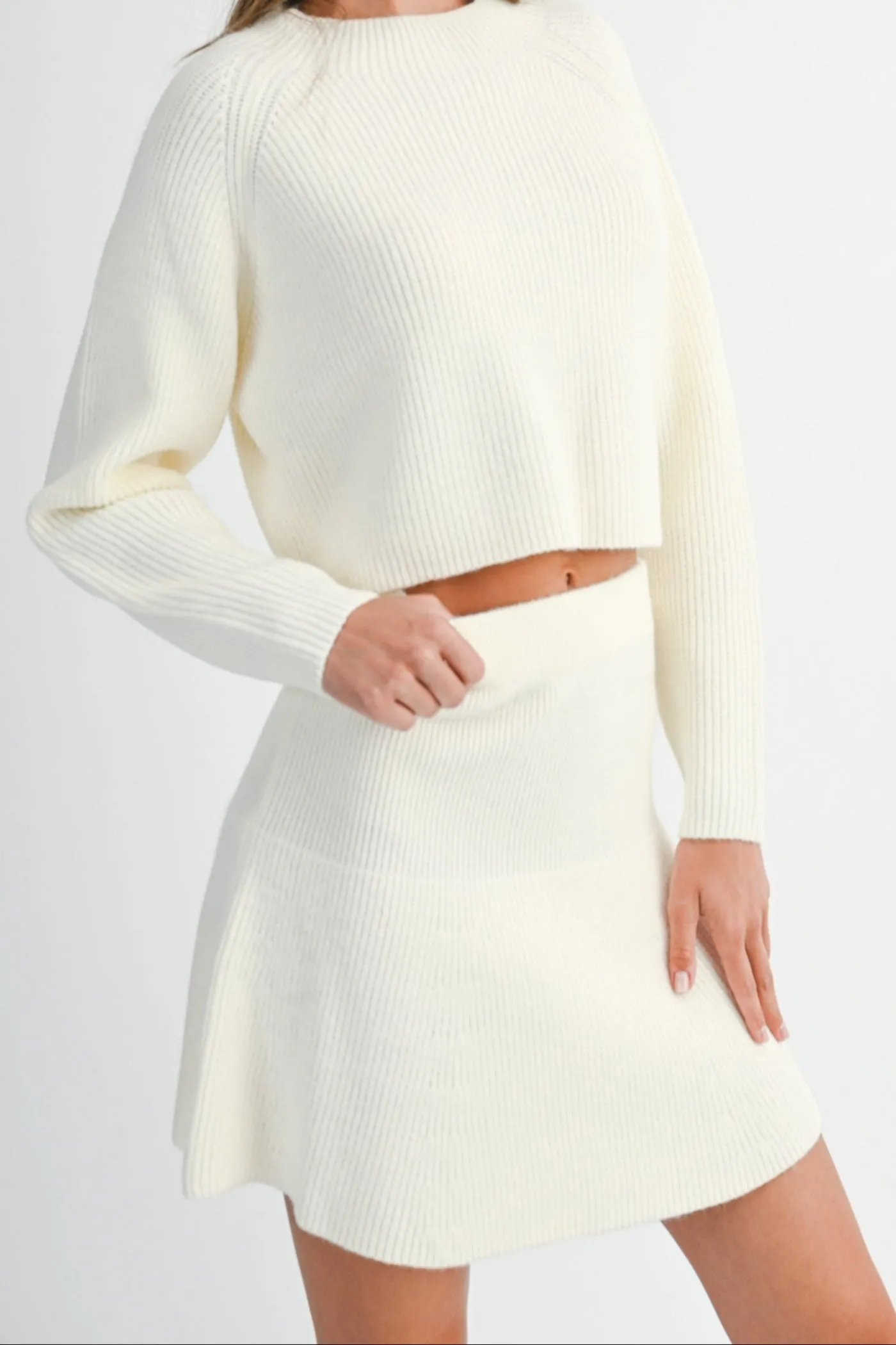 MAGNOLIA SWEATER KNIT SKIRT Effortless Feel