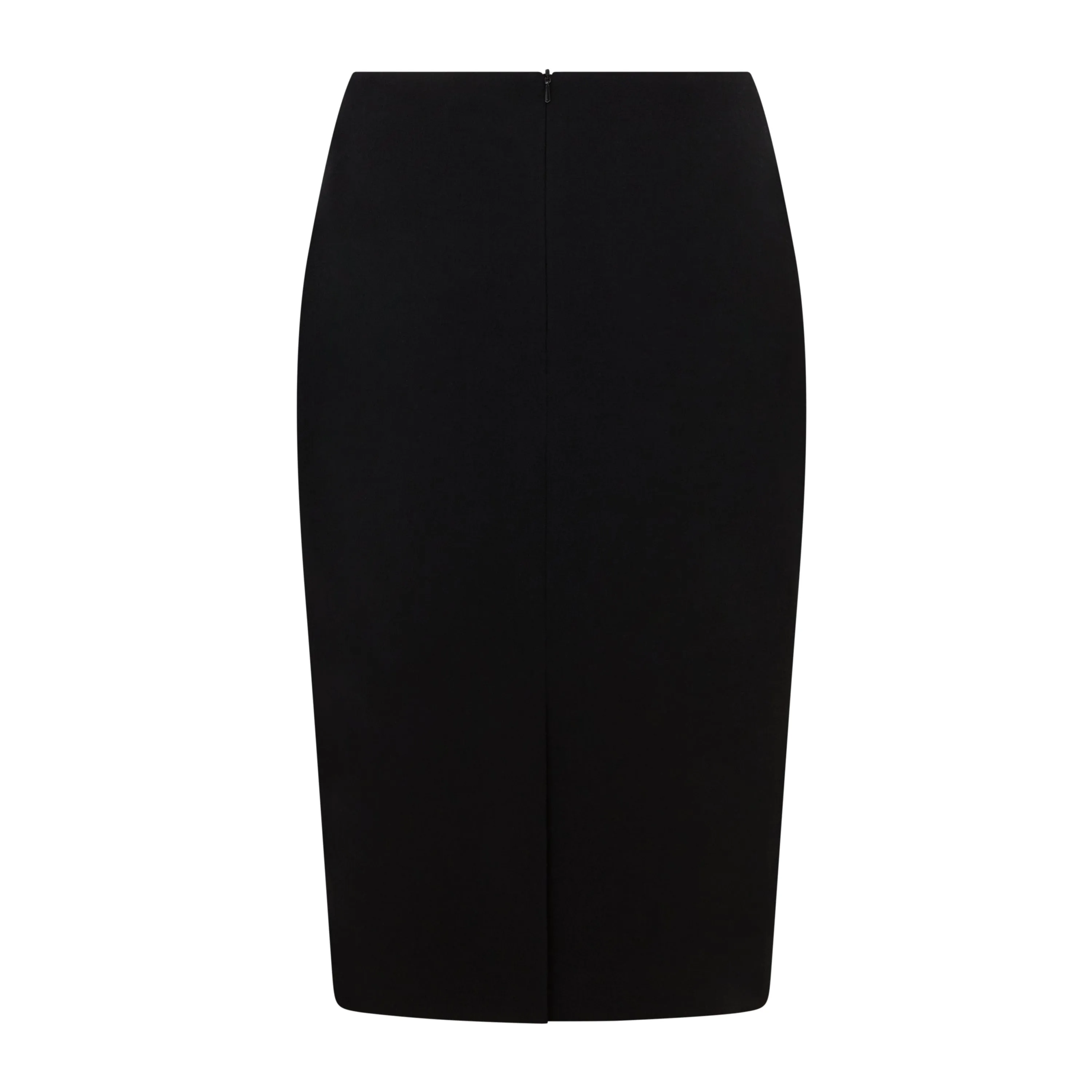 Silicone Grip Trim Modern Tones Margot Tailored Wool Button Skirt