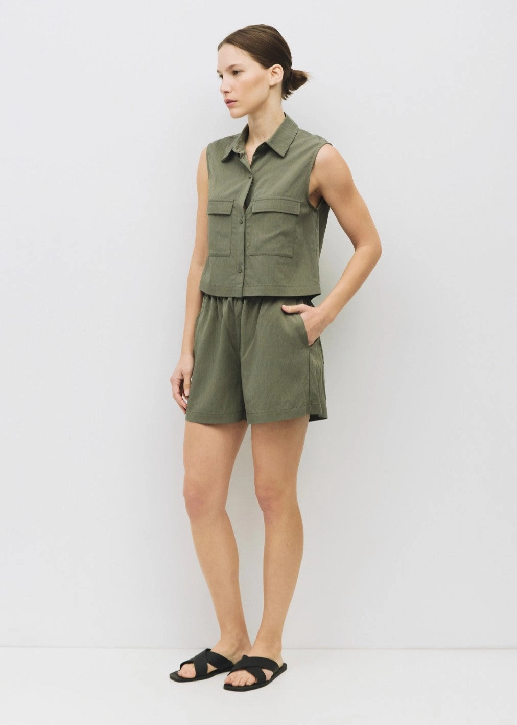 MARIAN UTILITY TOP Anti Odor Material Abrasion Resistant Material