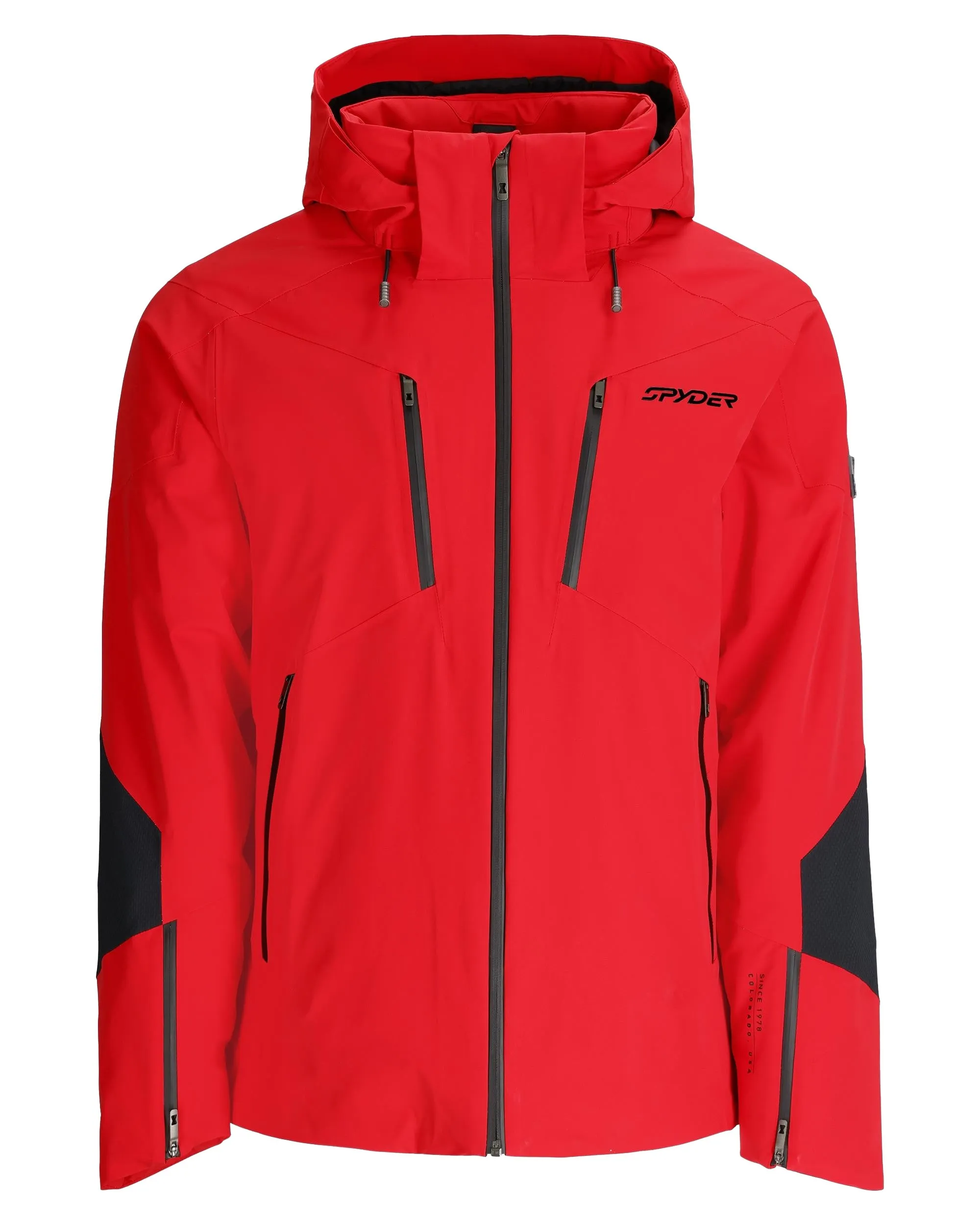 Quick drying material Mens Alyeska Jacket - Spyder Red