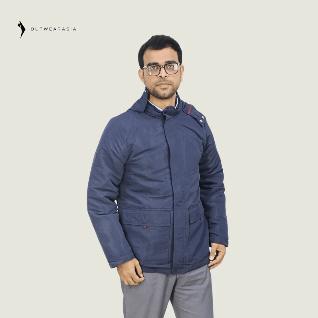 Tailored Cut Men??s High Quality Premium High Jacket SDV Four Front Pocket- Navy