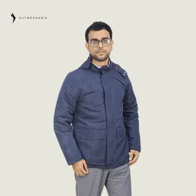 Men??s High Quality Premium High Jacket SDV Four Front Pocket- Navy Layered Ventilation Panels