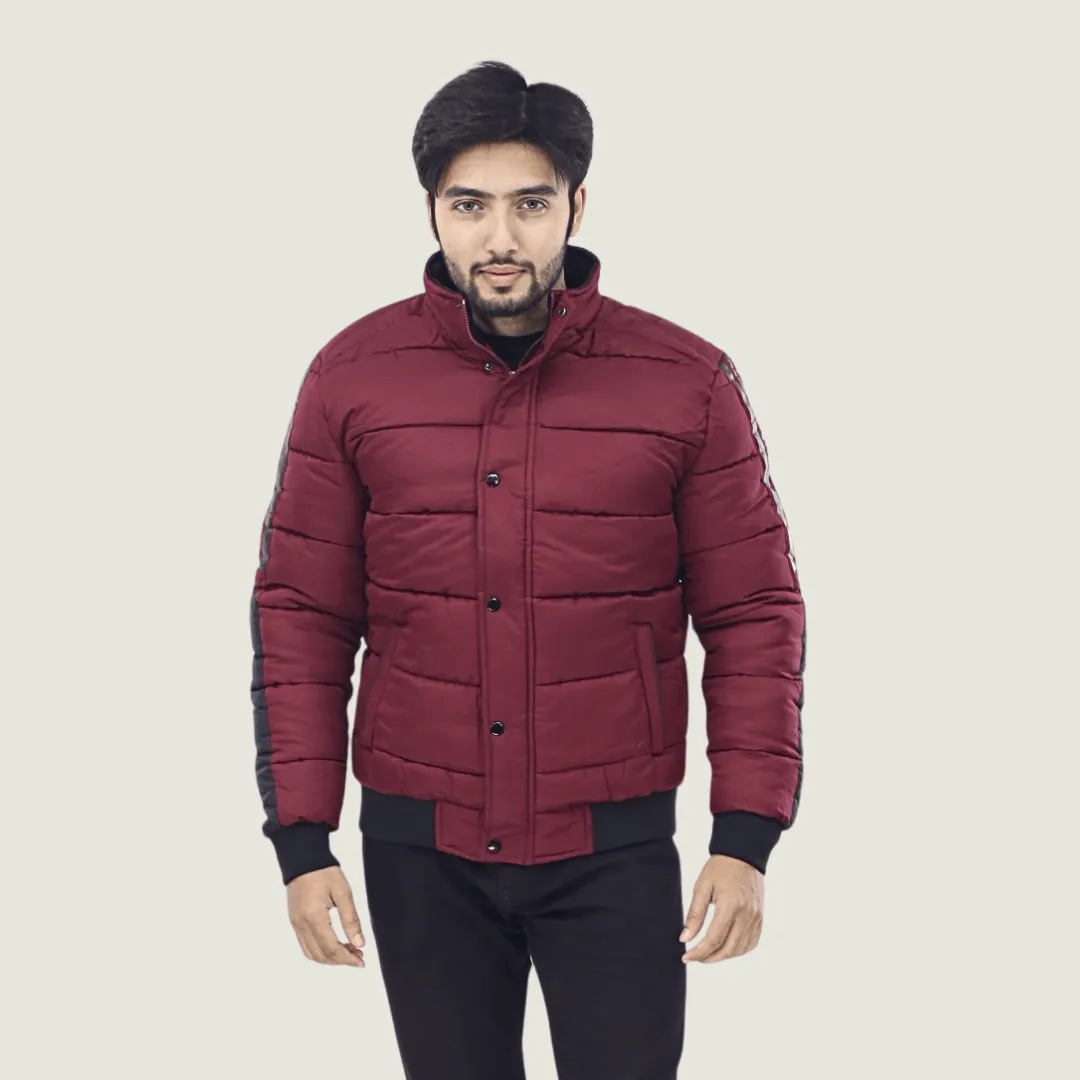 Men??s High Quality Premium light Weight Jacket- Maroon ERM Ergonomic Drape Essential Style