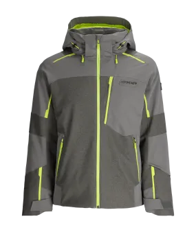 Mens Leader Jacket - Storm Vegan Leather Accents