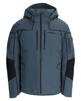 Mens Pinnacle Jacket - Slate Blue Eco Certified Textiles