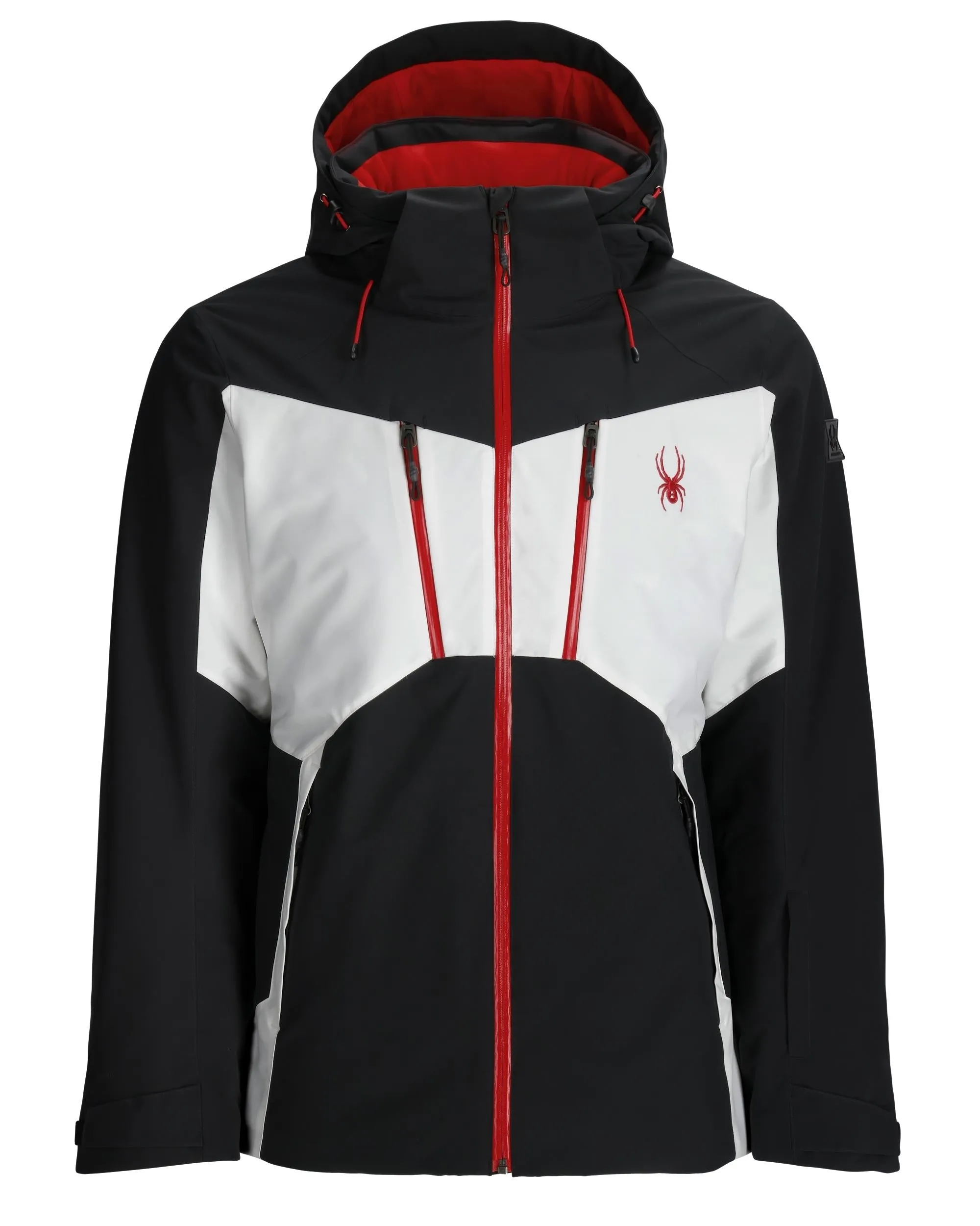 Noise Free Zippers Subtle Color Tone Mens Rival Jacket - Black