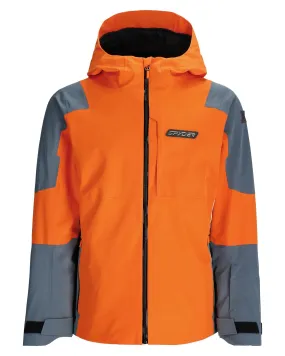 Convertible Cuff System Wind Resistant Coating Mens Taos Jacket - Flash Orange