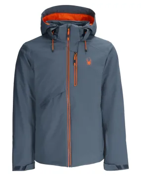 Mens Tripoint Jacket - Slate Blue Travel Light Fit Lightweight Thermal Tech