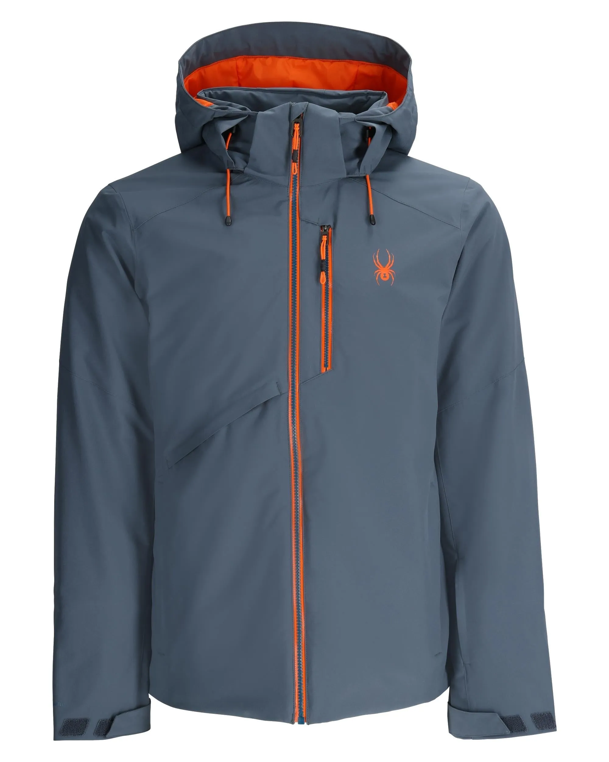 Mens Tripoint Jacket - Slate Blue Travel Light Fit Lightweight Thermal Tech