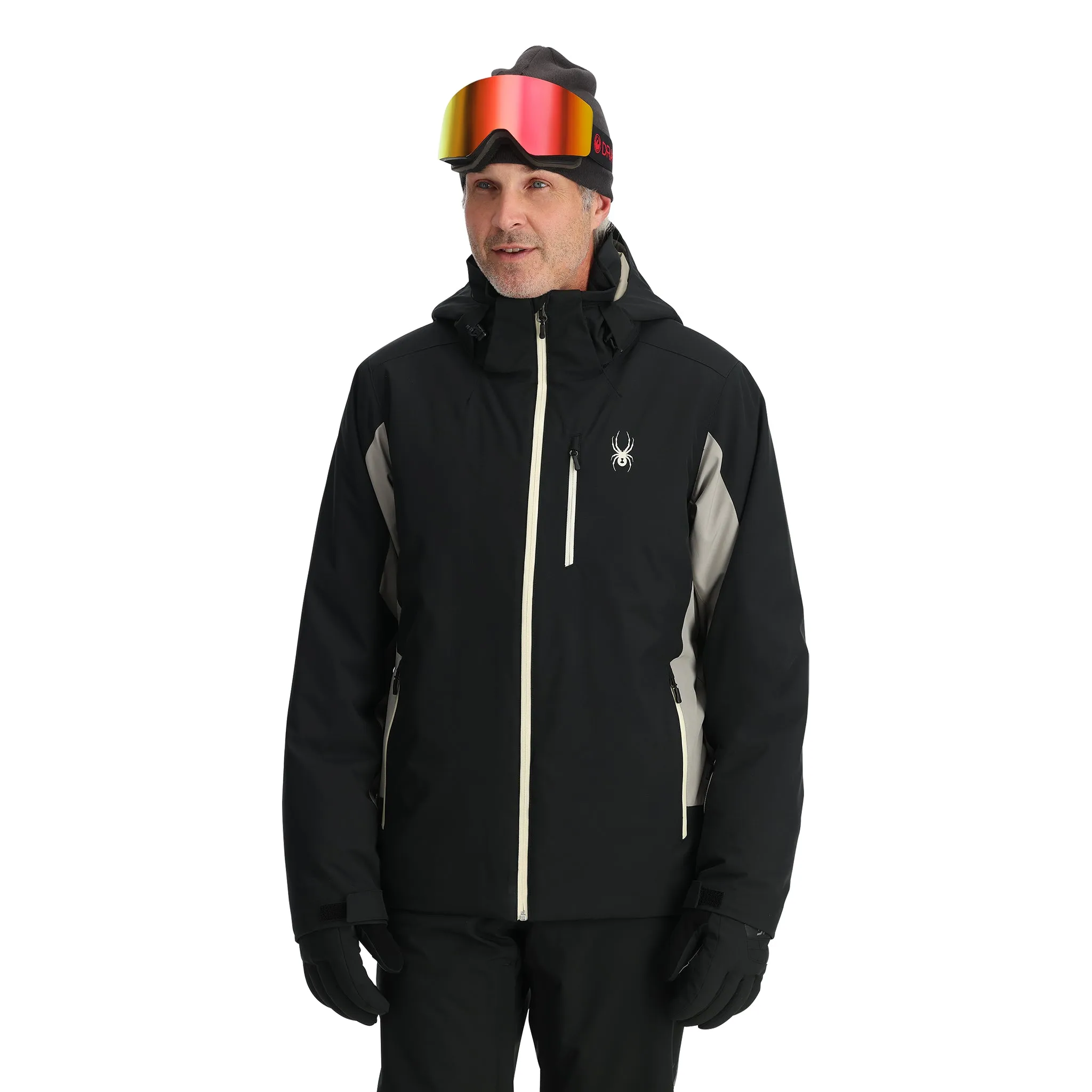 Lightweight Material Mens Vertex Jacket - Black
