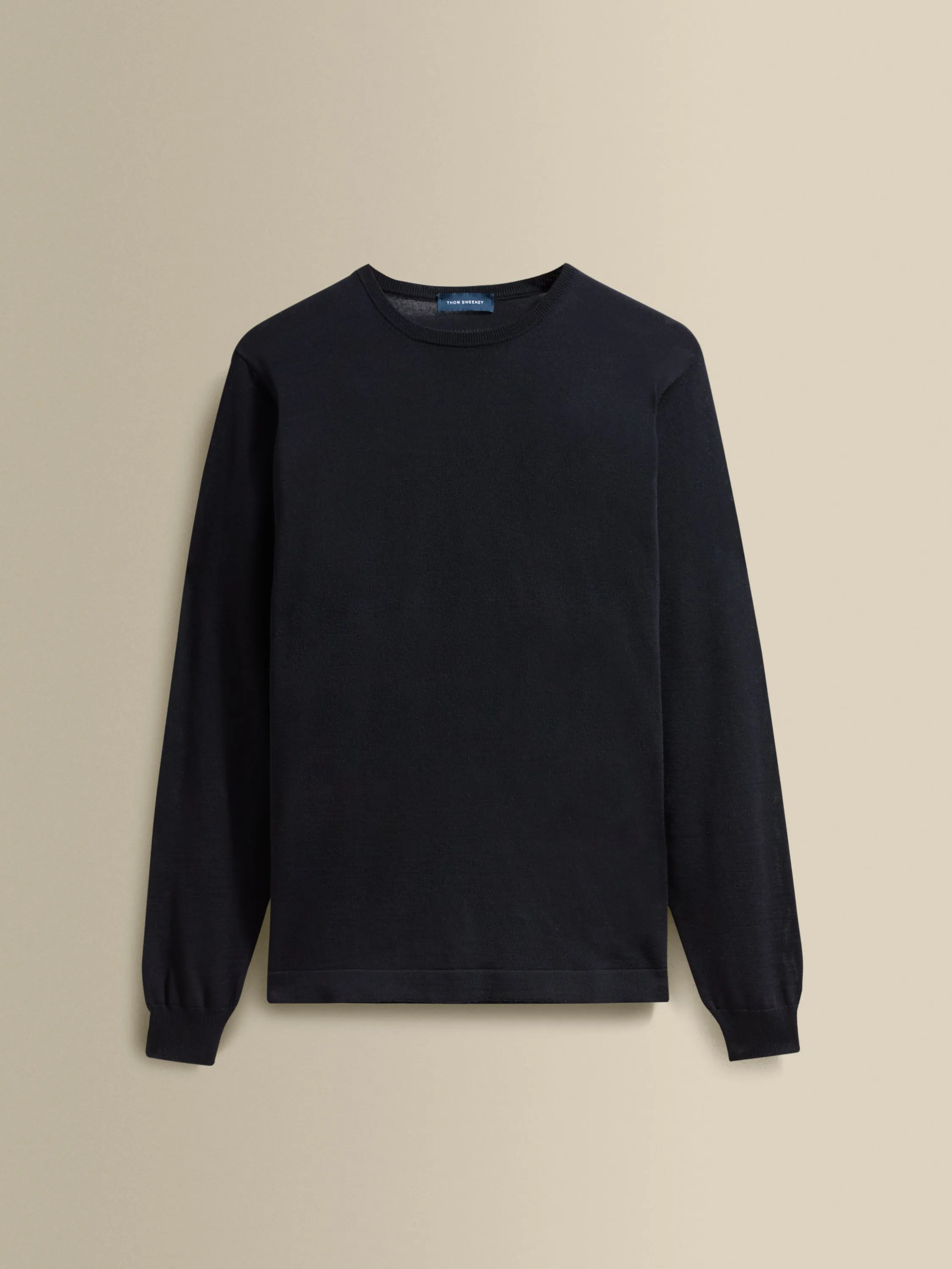 Merino Wool Extrafine Crew Neck Sweater All Day Comfort FadeResistant