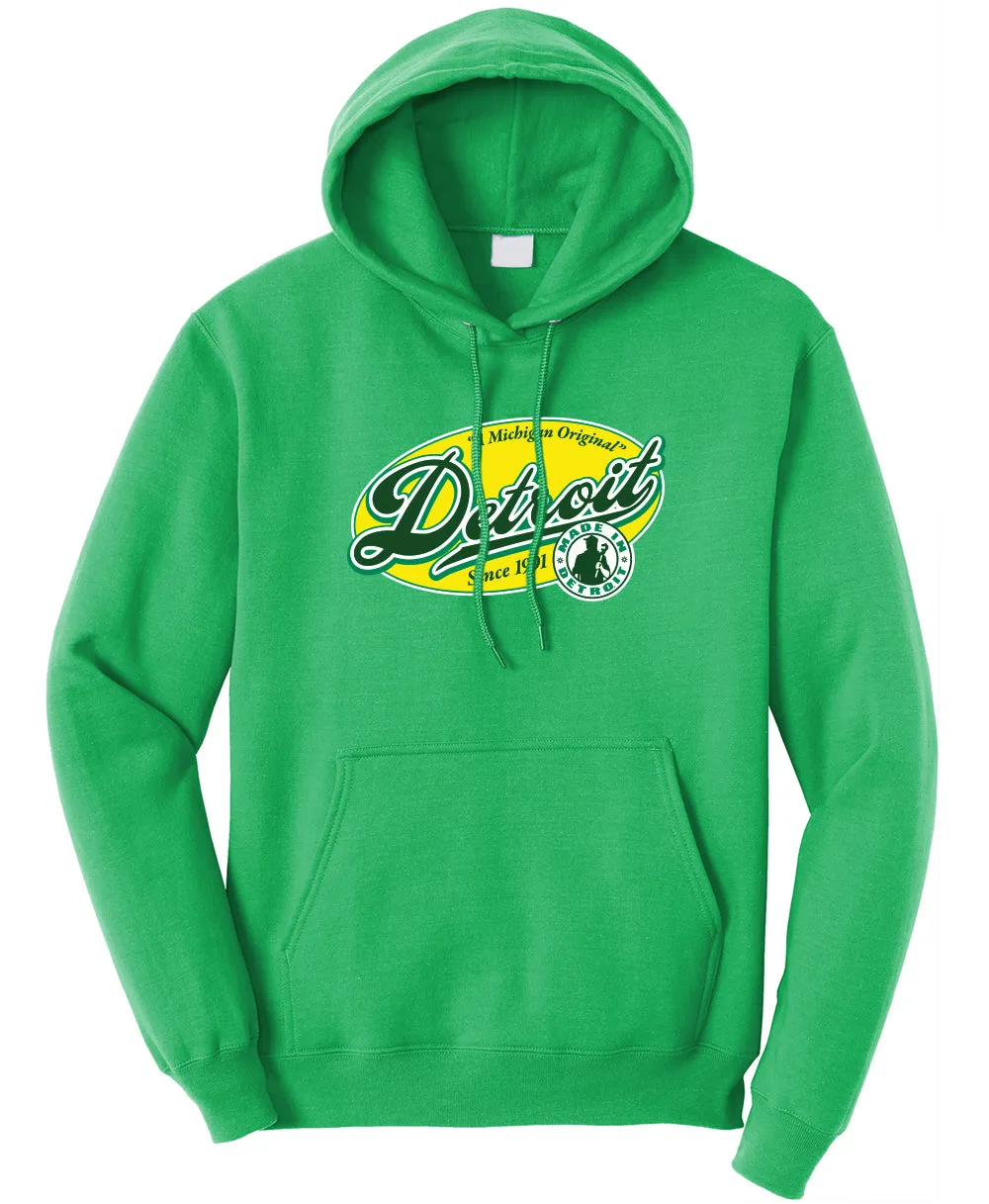 Gloss Free Texture Michigan's Original - Shield Pullover Hoodie