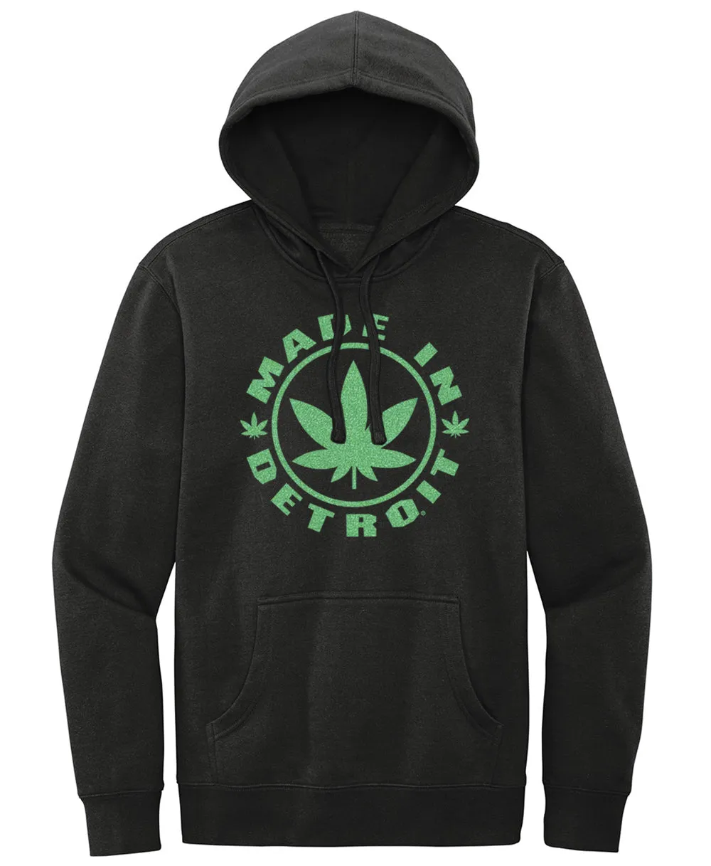 AdjustableCuffs Snow Day MID Pot Leaf Hoodies
