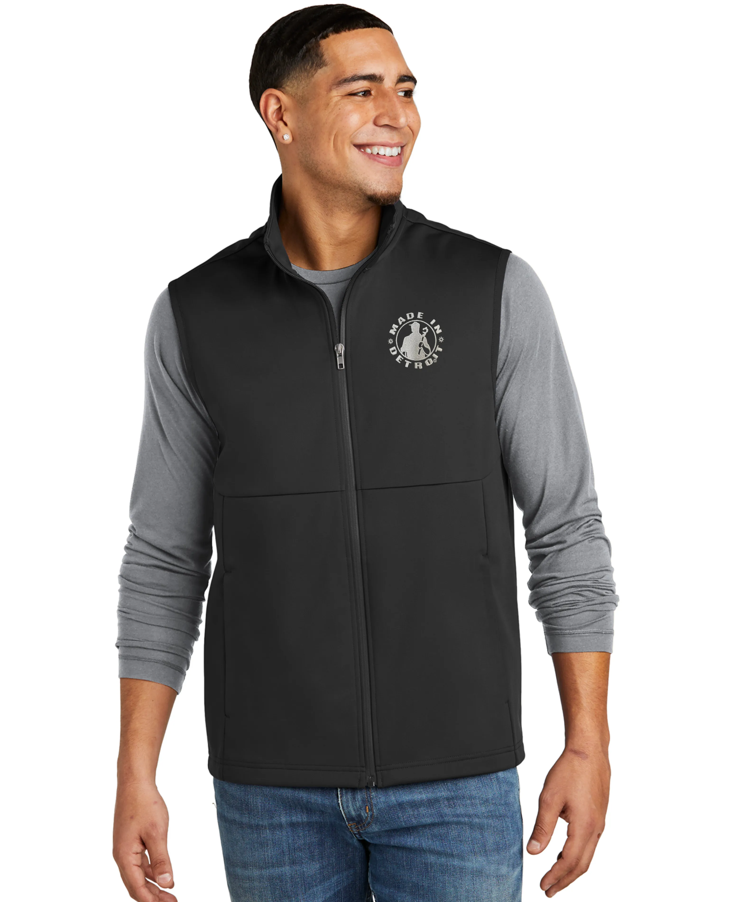 All Season Versatility MID Soft Shell Black Vest