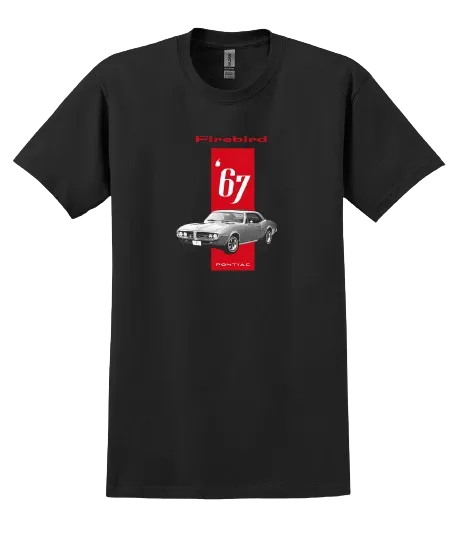 Pontiac Firebird 1967 Graphic T-Shirt Outdoor Leisure Stretchable Weave