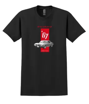 Pontiac Firebird 1967 Graphic T-Shirt Outdoor Leisure Stretchable Weave