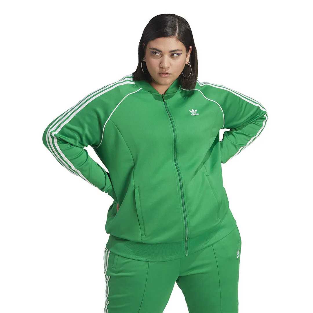 adidas - Women's Adicolor Classics SST Track Jacket (Plus Size) (IL6650) Heat Sealed Seams