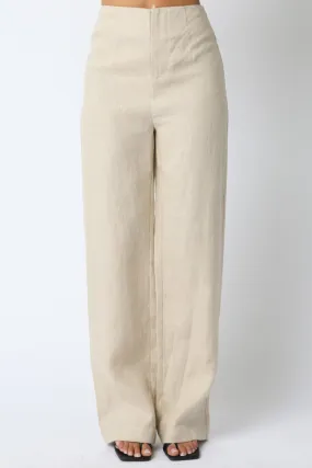 Flexible Knee Articulation Soft Touch Material BLAIR LINEN PANTS