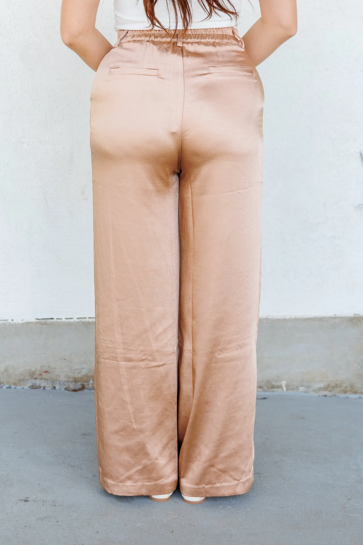 BELLE SATIN PANTS Timeless Layers