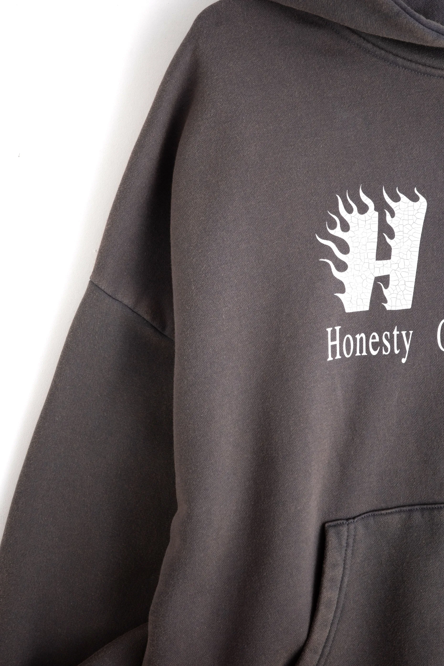 Layered Knit Structure Honesty Hoodie